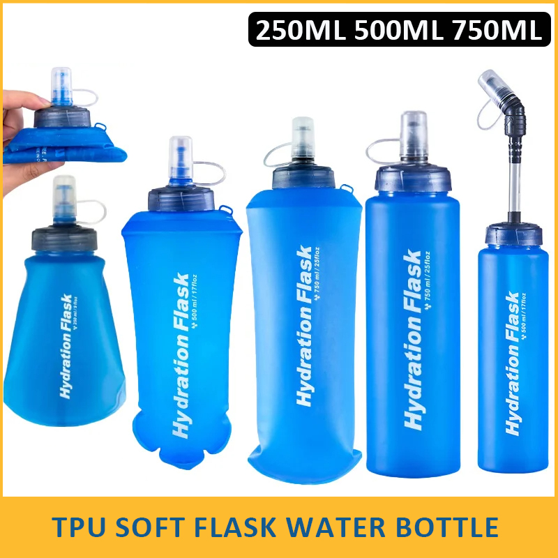 Running Gear Water - 250/500/750 ml TPU Outdoor Sport Flasche