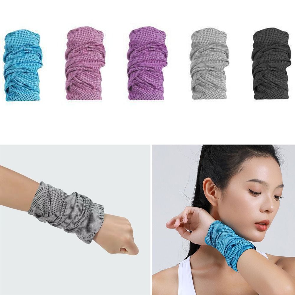 Sweat Band Wrist - Tragbares Sport-Handgelenk-Schweißtuch aus Polyesterfaser, Schweißabsorption, Handgelenk-Wischtuch,