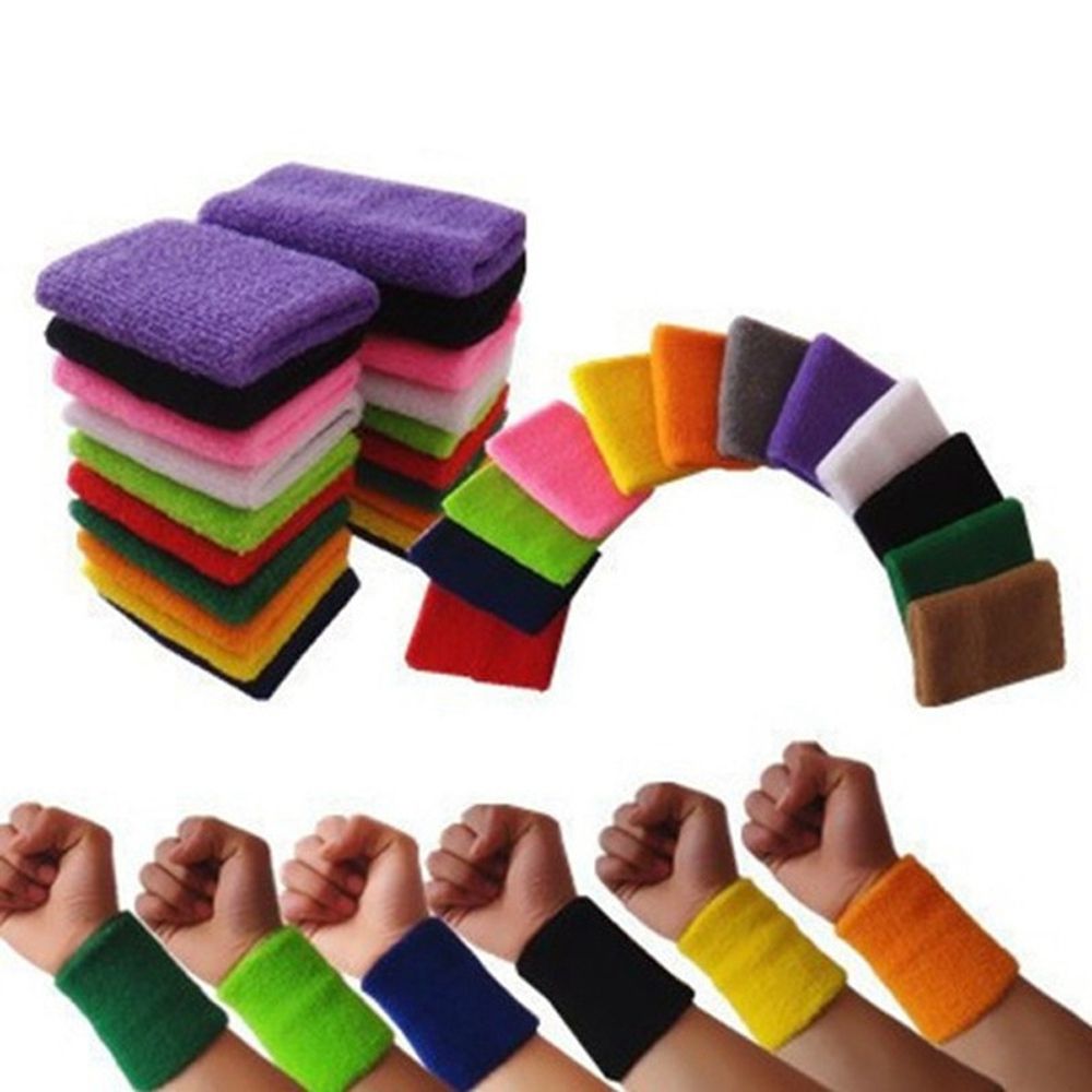 Sweat Band Wrist - 1/2Pcs Unisex Armbänder Sport Schweißband Tennis