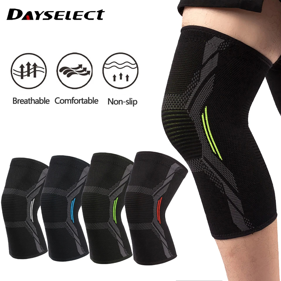 Running Gear In The Cold - 1Pcs Gestrickte Nylon Sport Knie Pad