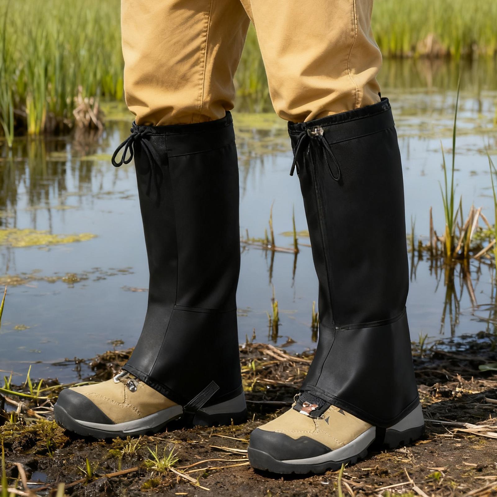 Running Gear In Rain - Neue wasserdichte Beingamaschen zum Wandern, verstellbare