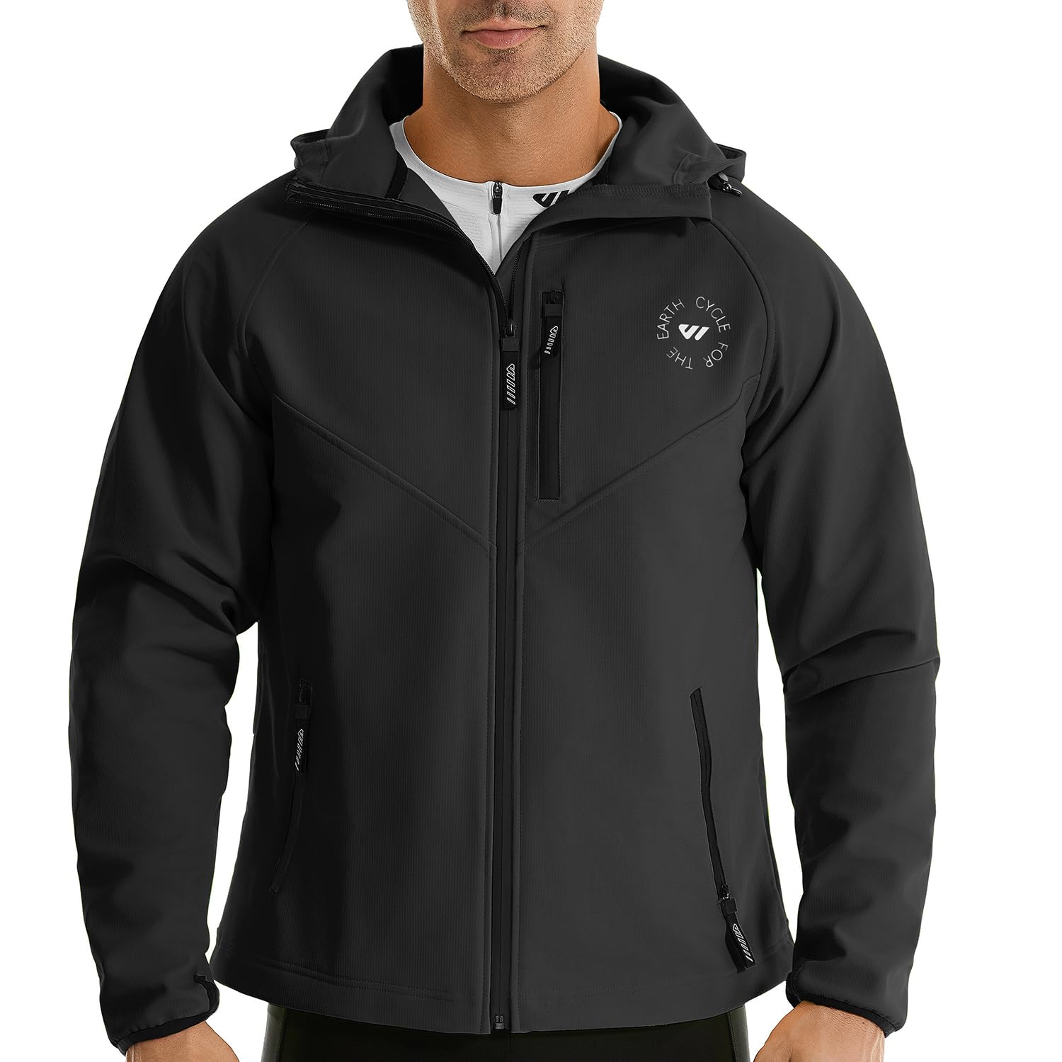 Running Gear In The Cold - Wulibike Winter-Radjacke für Herren, wasserdichte Laufjacke