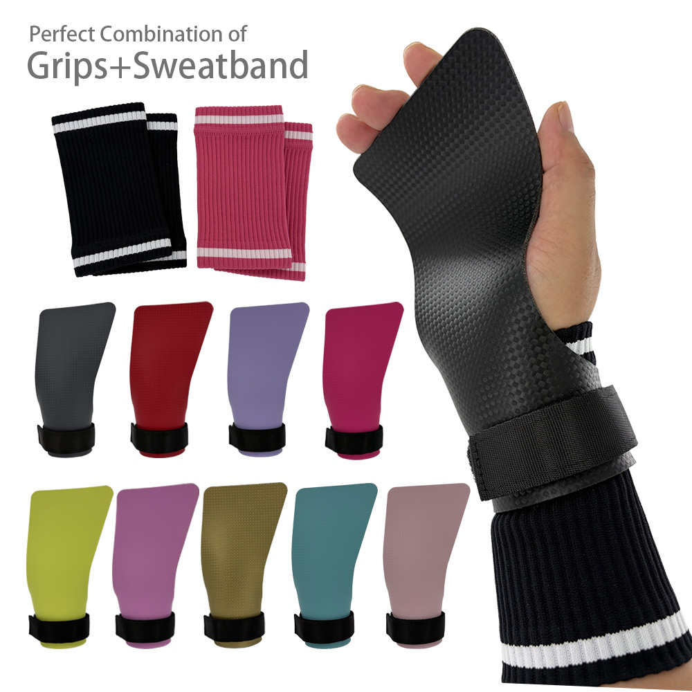 Sweat Band Wrist - Perfekte Kombination aus Carbon-Handgriffen und Schweißband-Handgelenkbandagen