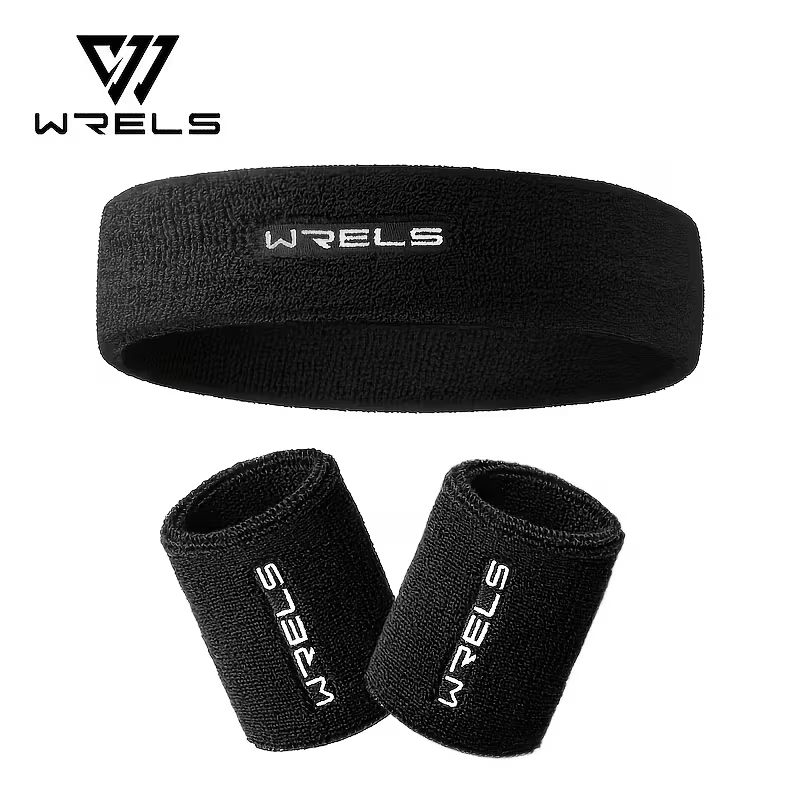 Sweat Band Wrist - WRELS 1Set Sport-Stirnband, Armband, schweißabsorbierend, für