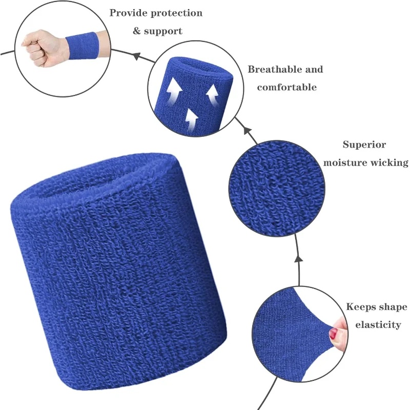 Neu im Angebot: 1 Paar 2-teili – Sweat Band Wrist Bewertung und Preis