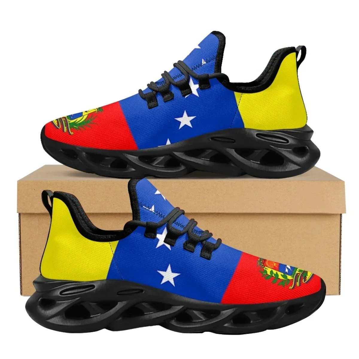 Venezuela-Flaggen-Sneaker für  – Running Gear For Women Bewertung und Preis