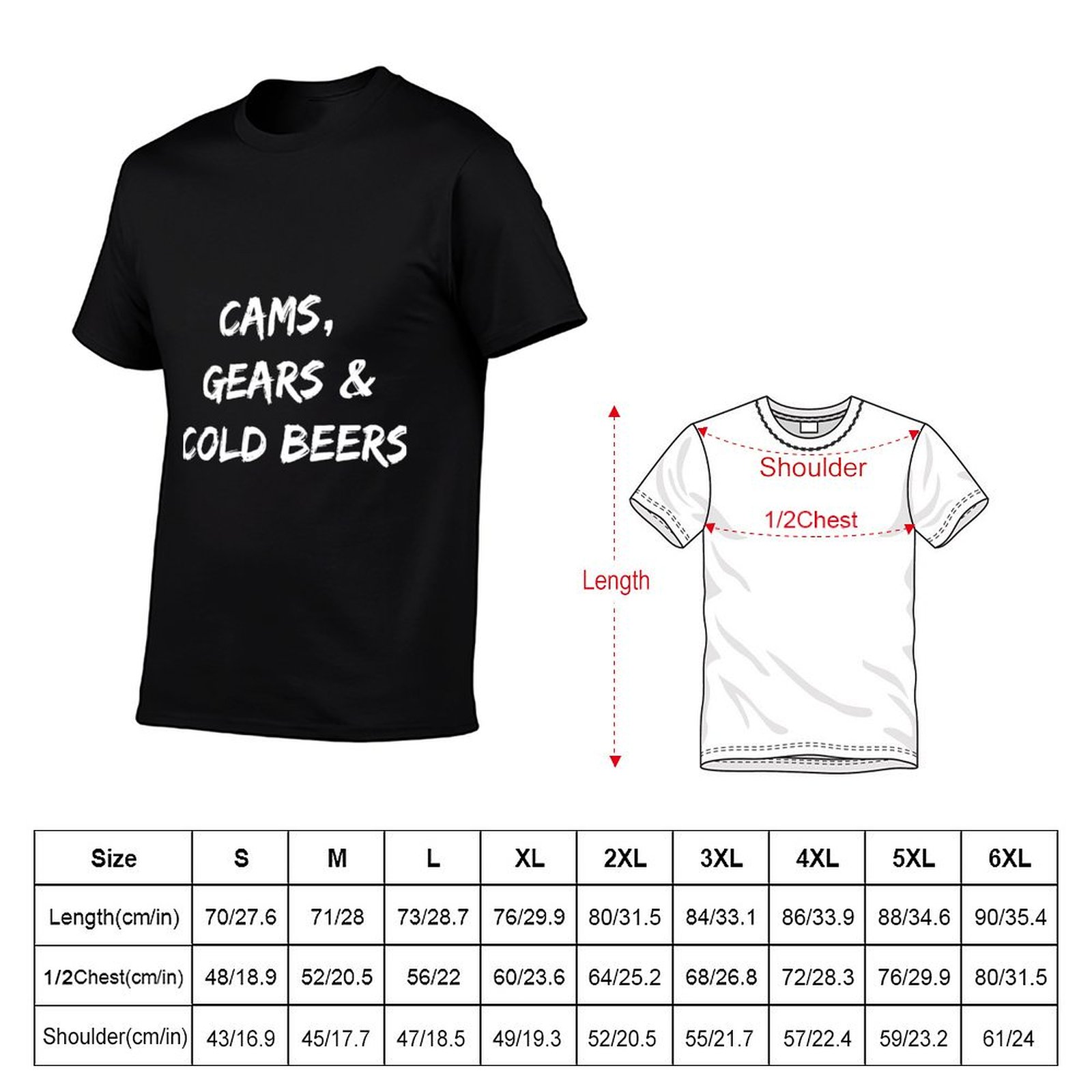 Cams, Gears & Cold Beers T-Shi – Running Gear In The Cold Bewertung und Preis