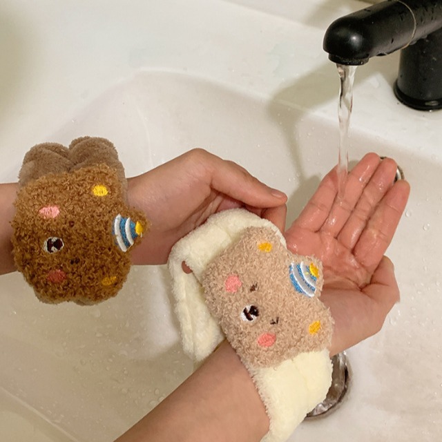 1 paar Cartoon Bär Gesicht Was – Sweat Band Wrist Bewertung und Preis